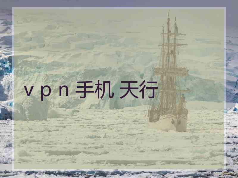 v p n 手机 天行