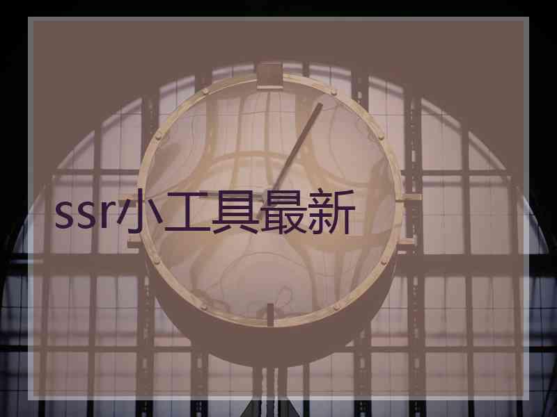 ssr小工具最新