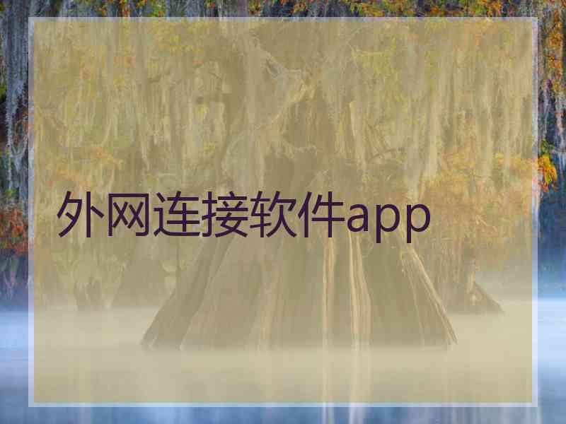 外网连接软件app