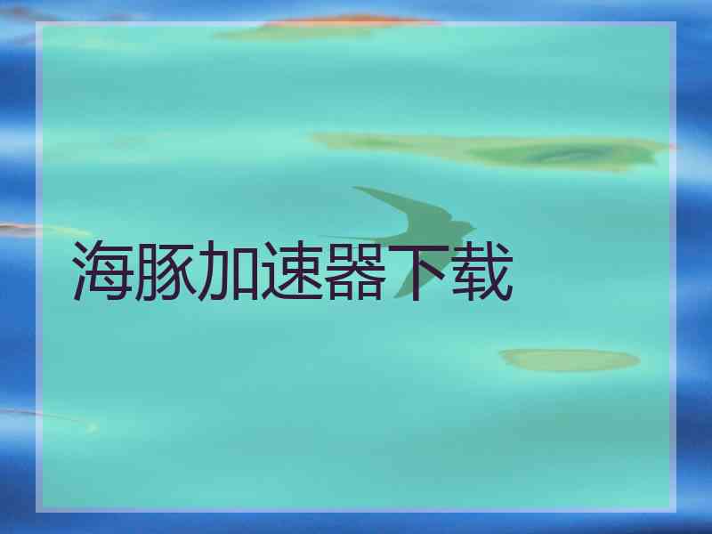 海豚加速器下载