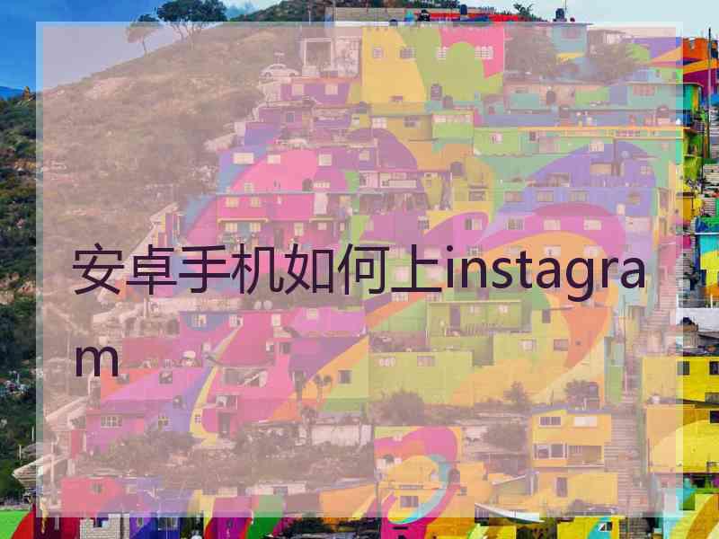 安卓手机如何上instagram