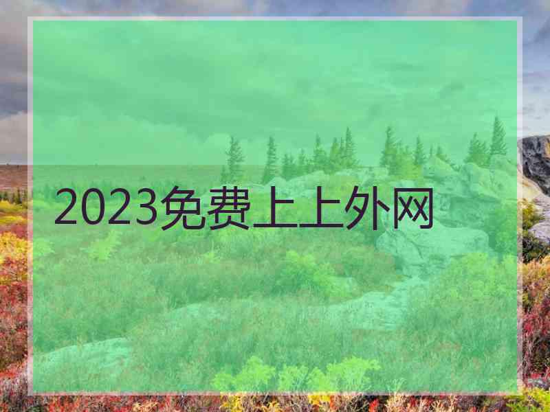 2023免费上上外网