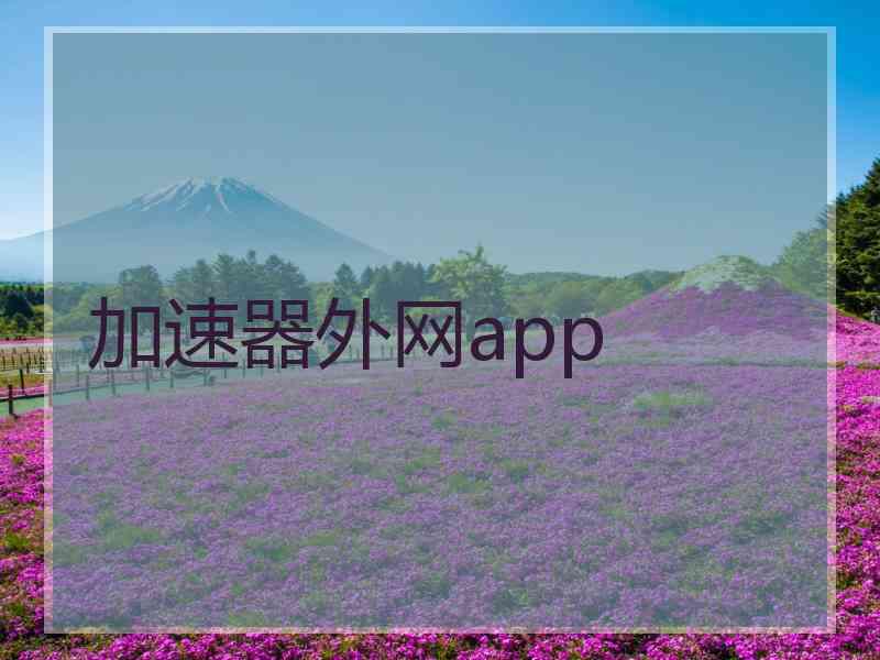 加速器外网app