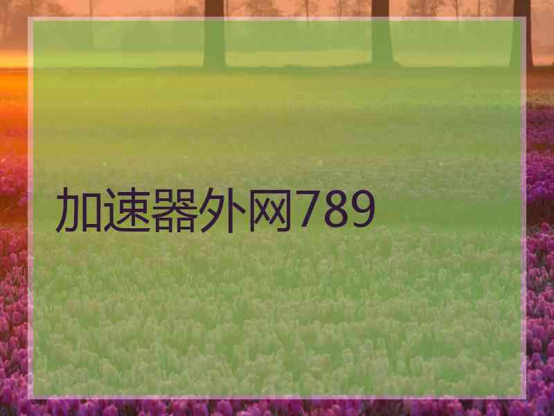 加速器外网789