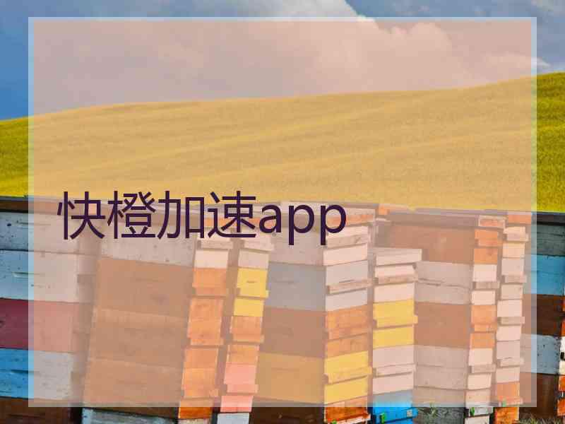 快橙加速app