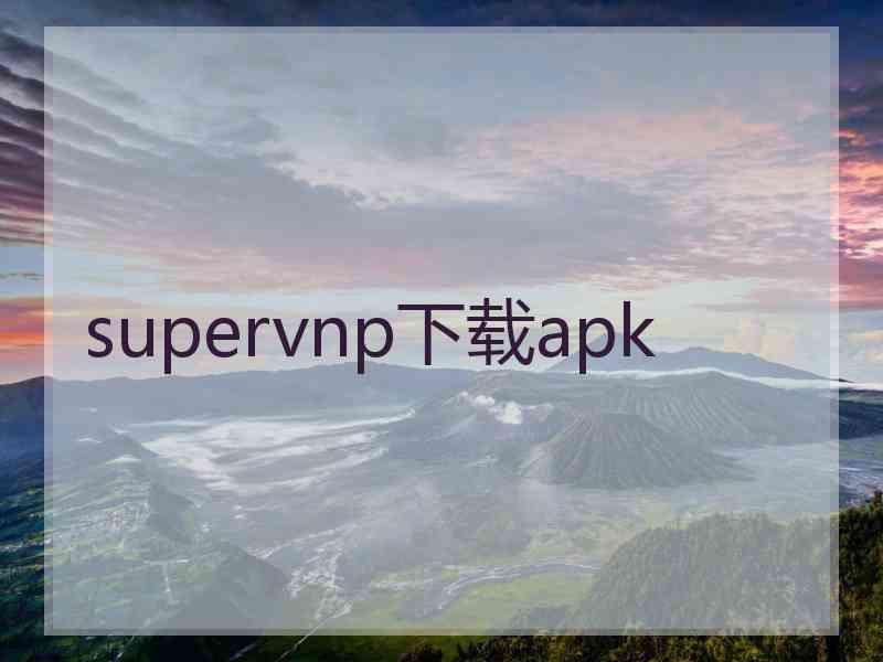 supervnp下载apk