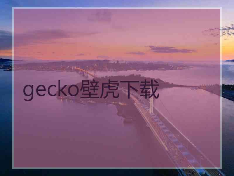 gecko壁虎下载