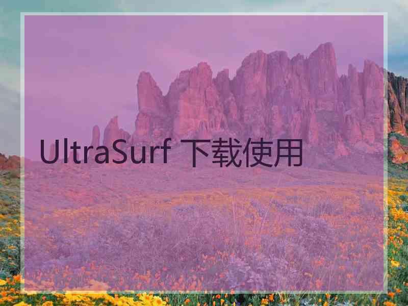 UltraSurf 下载使用