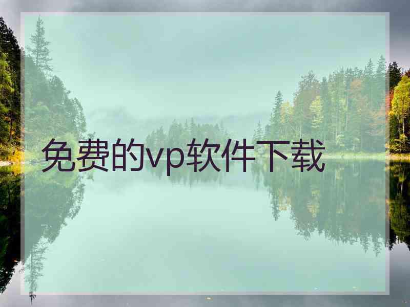 免费的vp软件下载