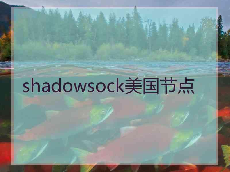 shadowsock美国节点