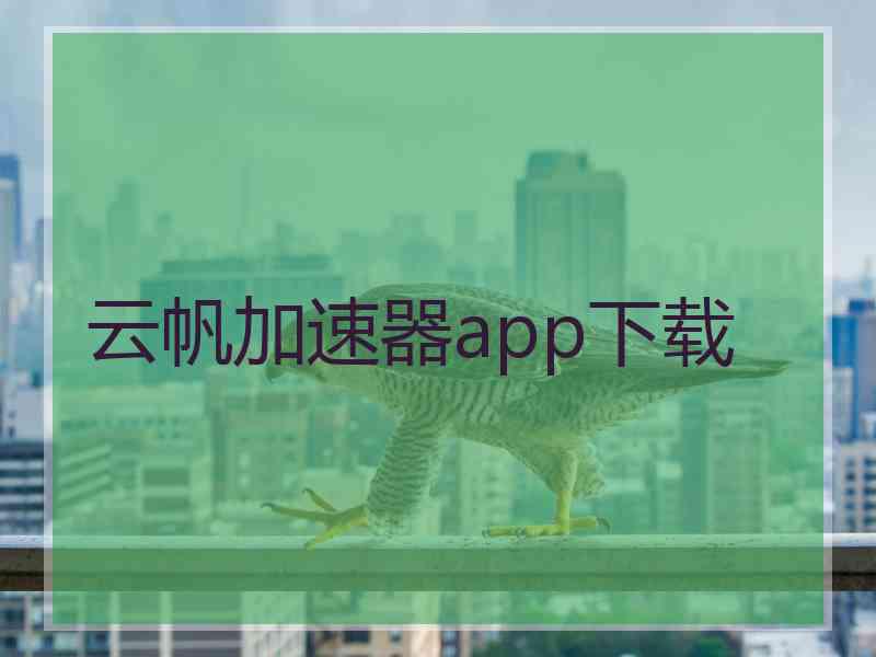 云帆加速器app下载