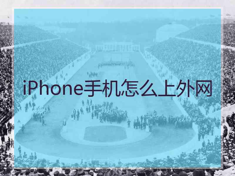 iPhone手机怎么上外网