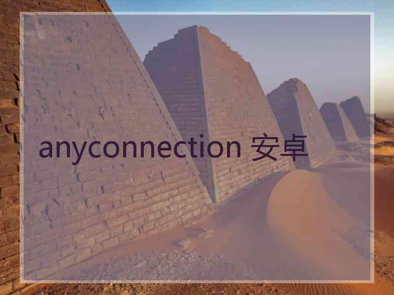 anyconnection 安卓