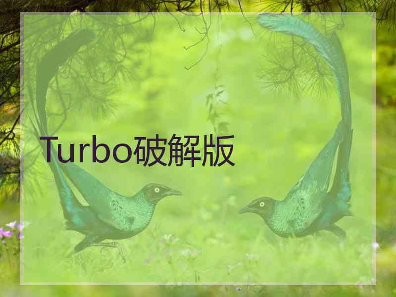 Turbo破解版