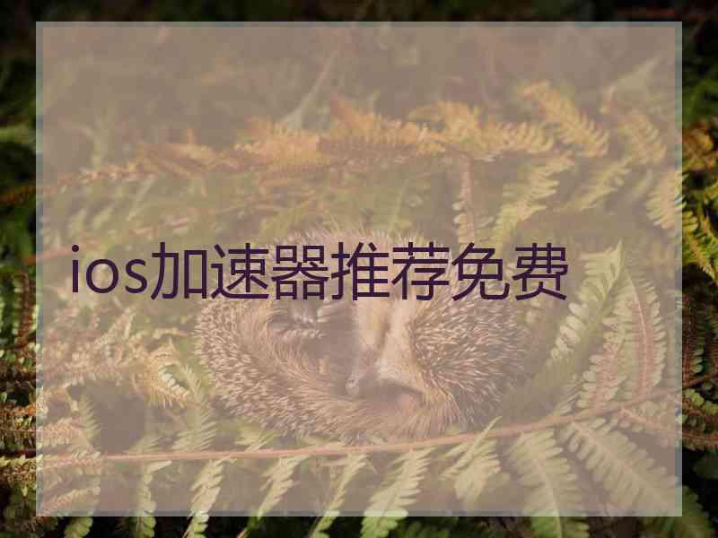 ios加速器推荐免费