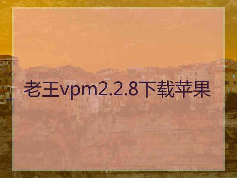 老王vpm2.2.8下载苹果