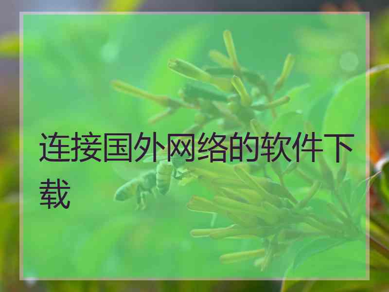 连接国外网络的软件下载