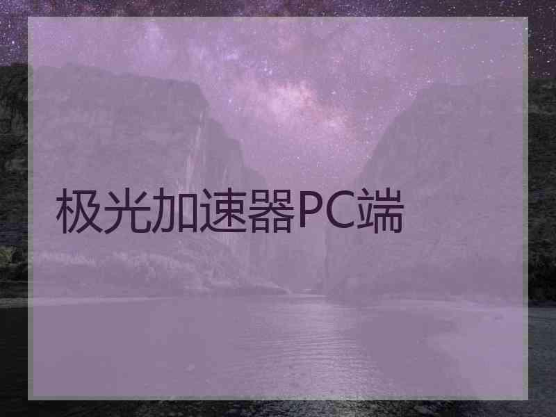 极光加速器PC端