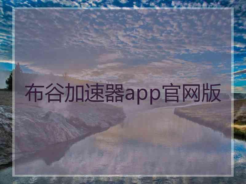 布谷加速器app官网版