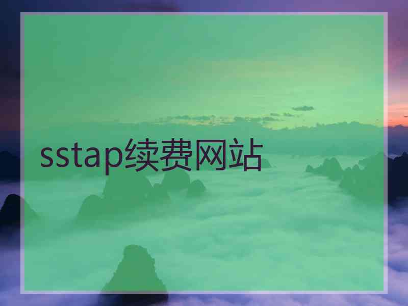 sstap续费网站