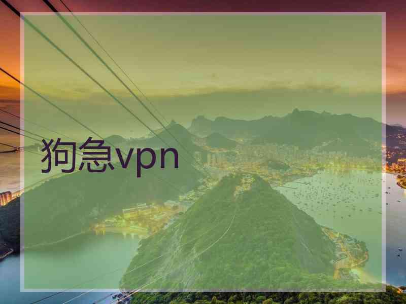 狗急vpn