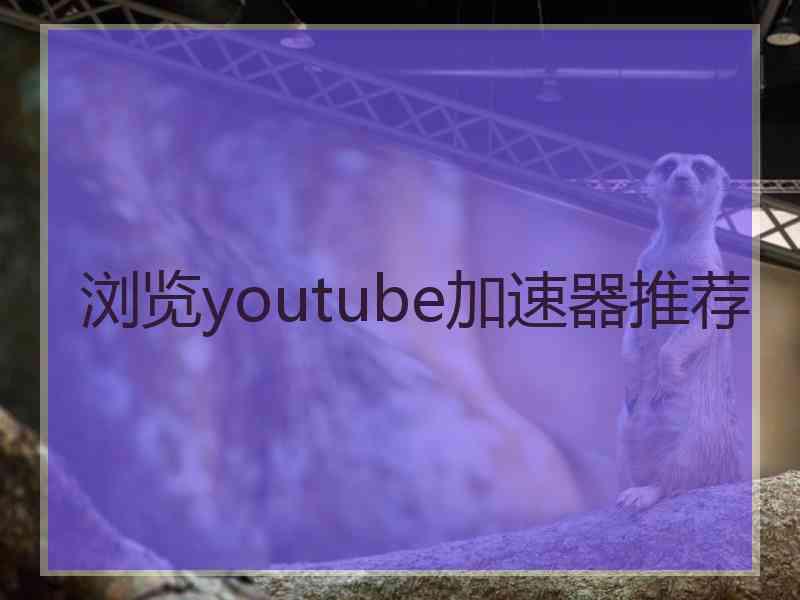 浏览youtube加速器推荐