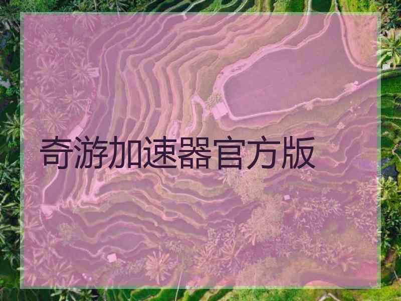 奇游加速器官方版