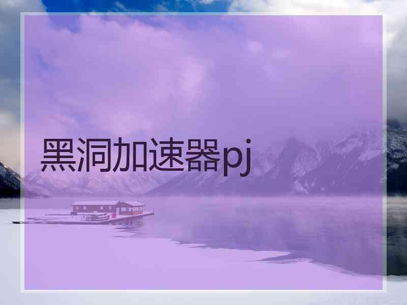 黑洞加速器pj