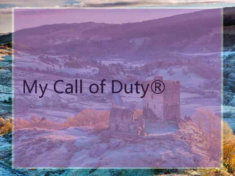 My Call of Duty®