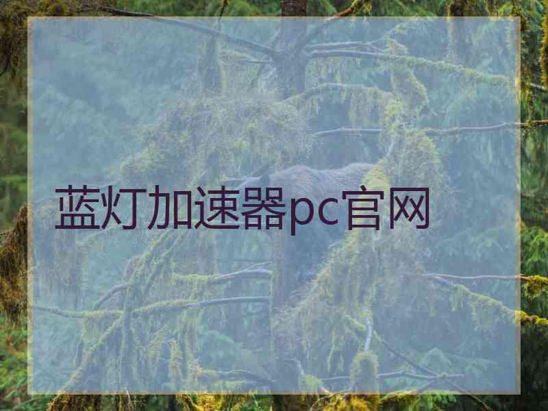 蓝灯加速器pc官网