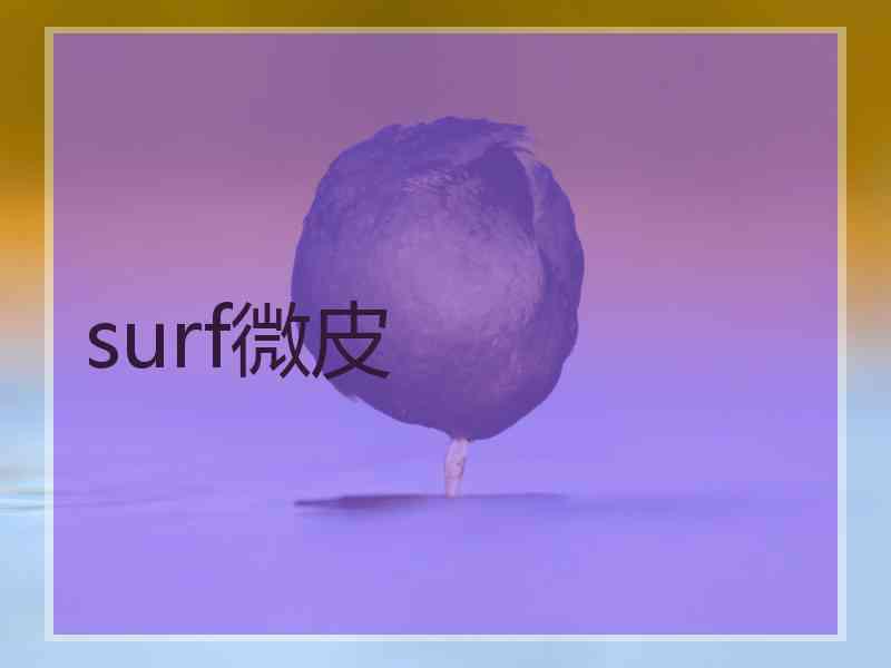 surf微皮