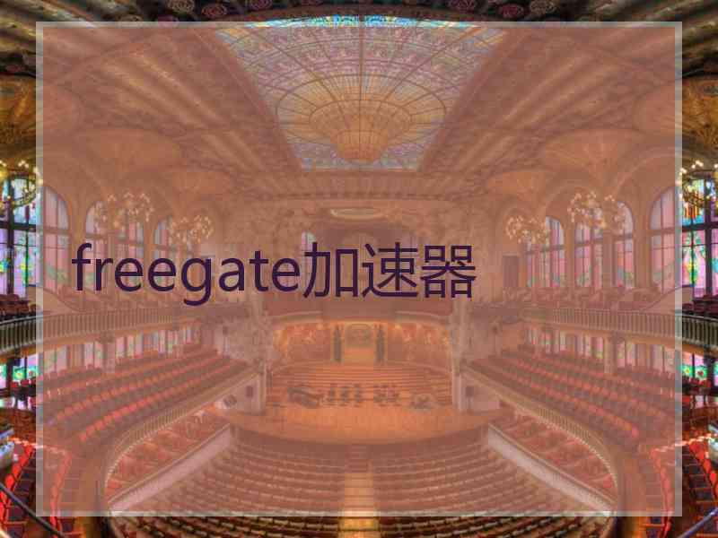 freegate加速器