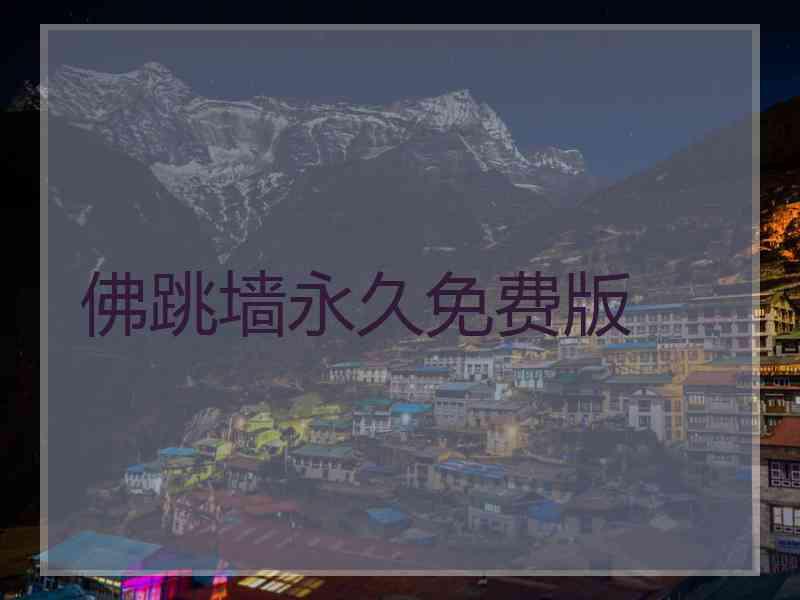 佛跳墙永久免费版