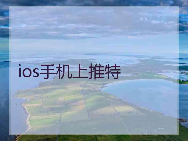 ios手机上推特