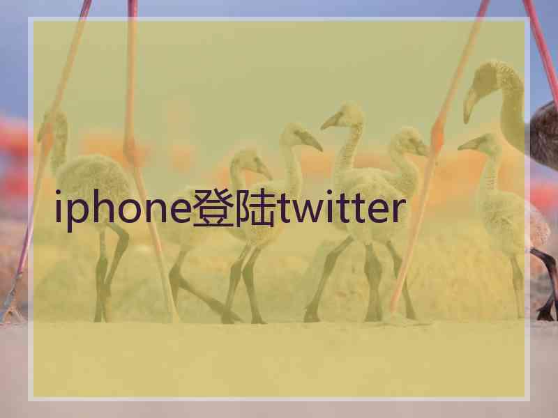 iphone登陆twitter