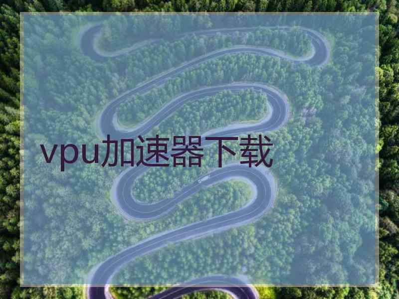 vpu加速器下载