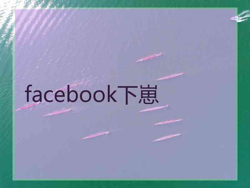 facebook下崽