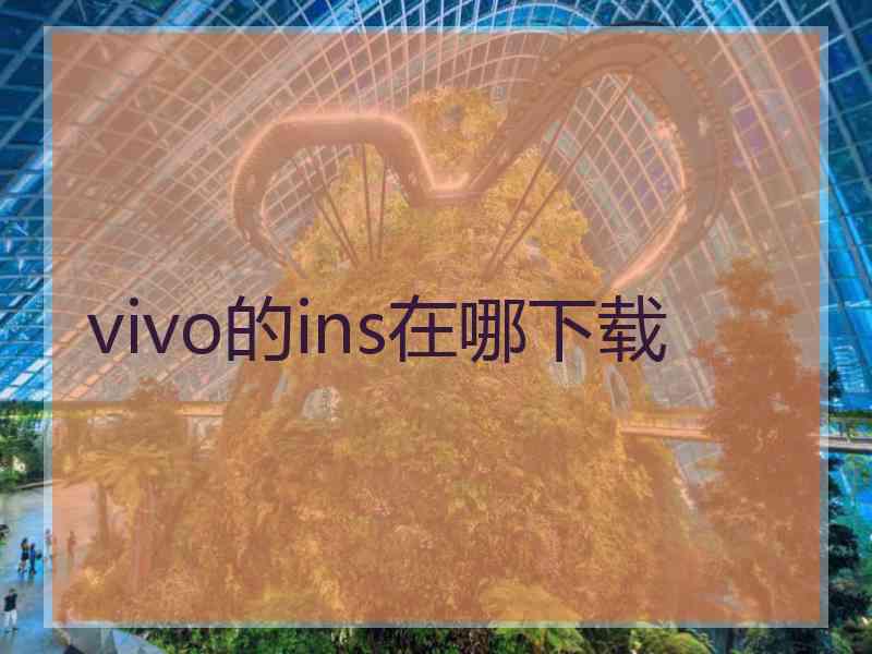 vivo的ins在哪下载