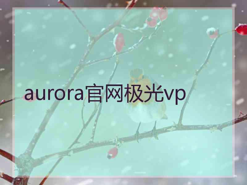 aurora官网极光vp