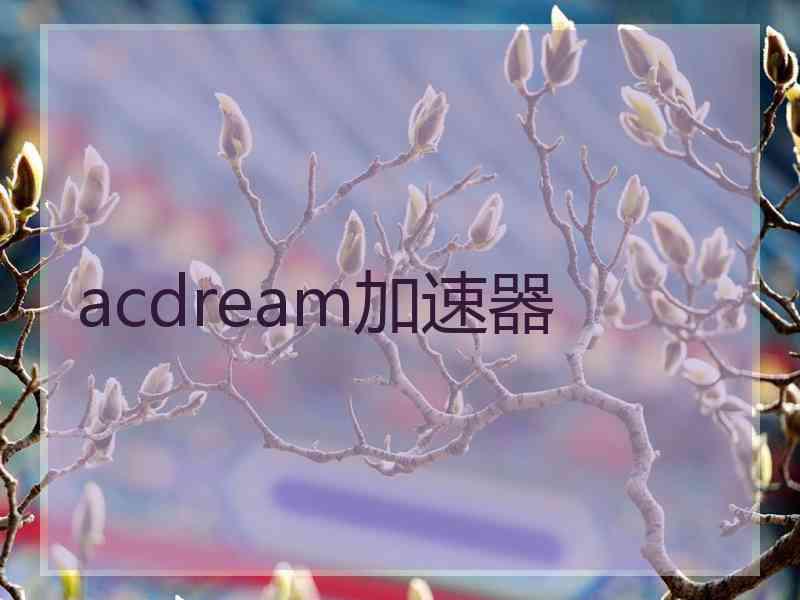 acdream加速器