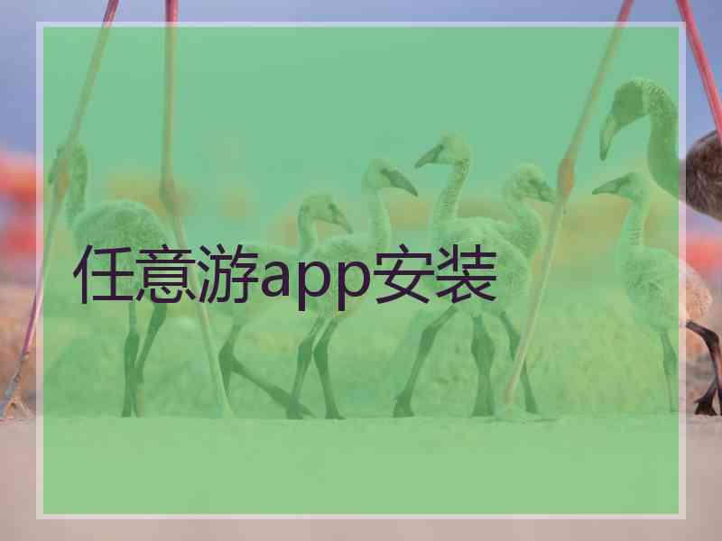 任意游app安装