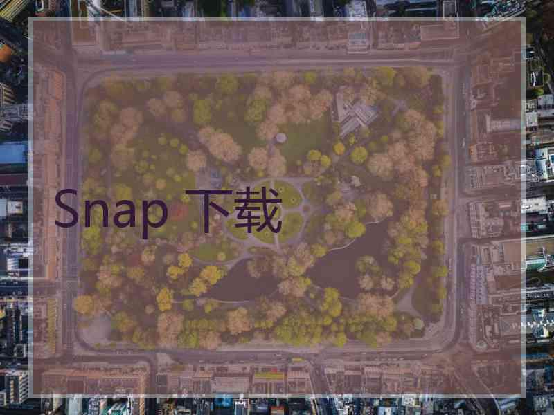 Snap 下载