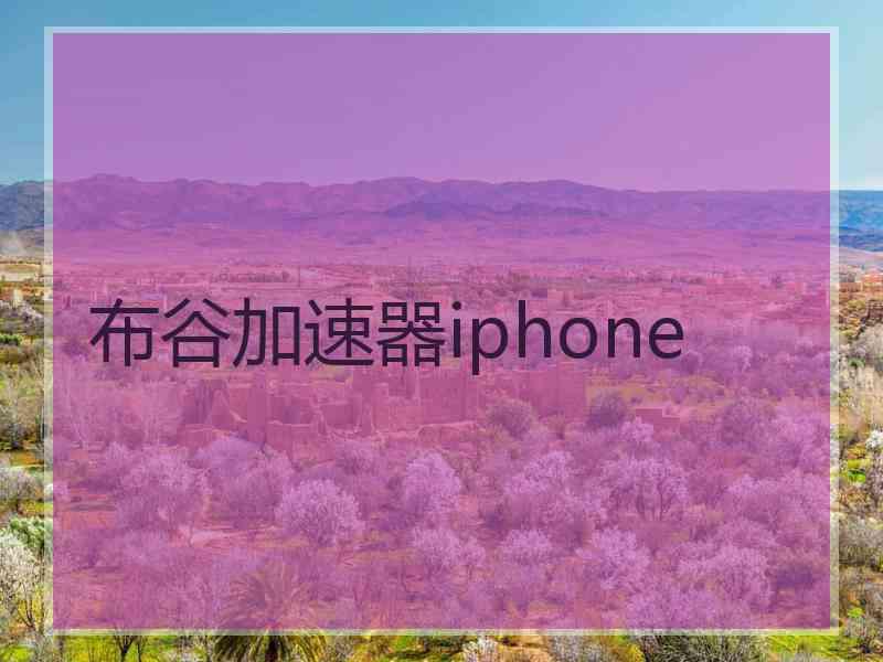 布谷加速器iphone