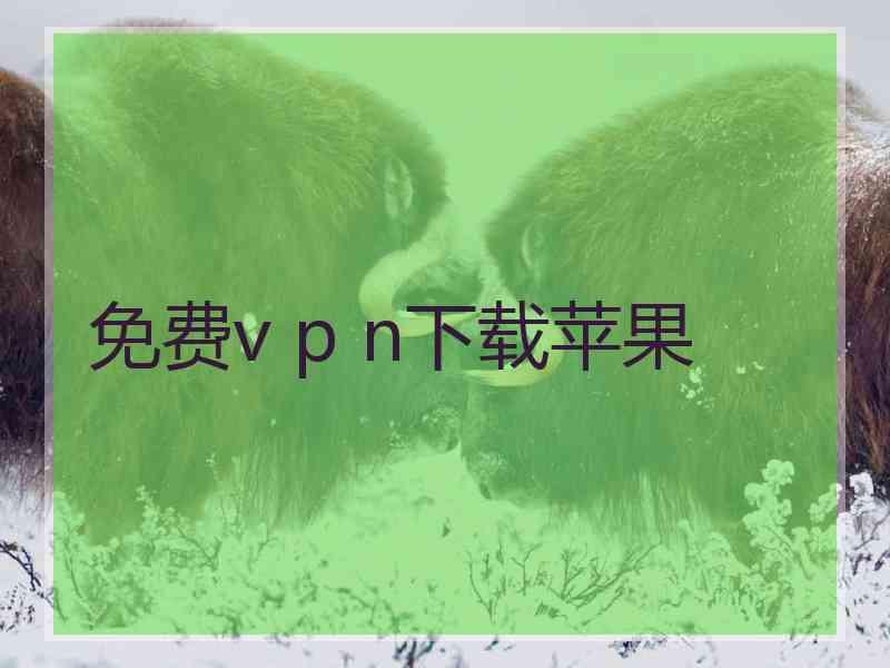 免费v p n下载苹果