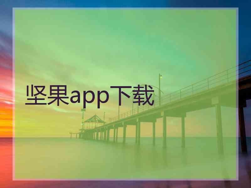 坚果app下载