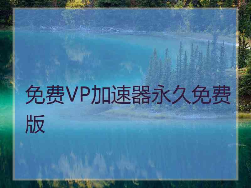 免费VP加速器永久免费版