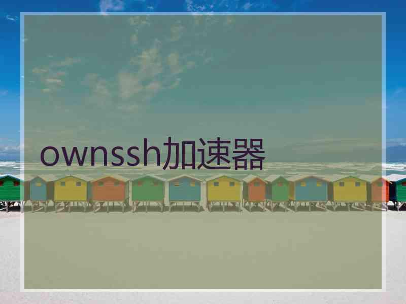 ownssh加速器