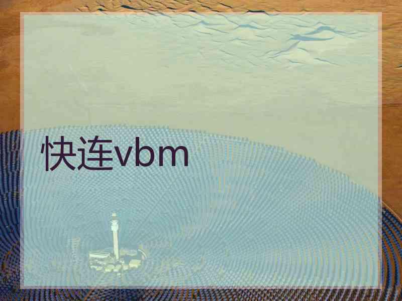 快连vbm