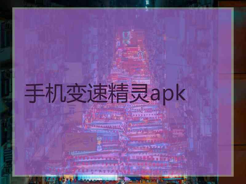 手机变速精灵apk