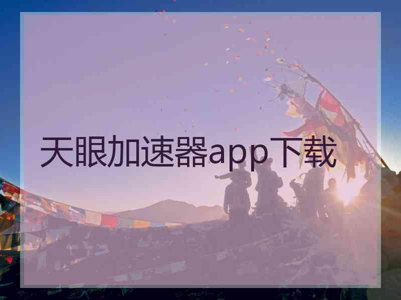 天眼加速器app下载